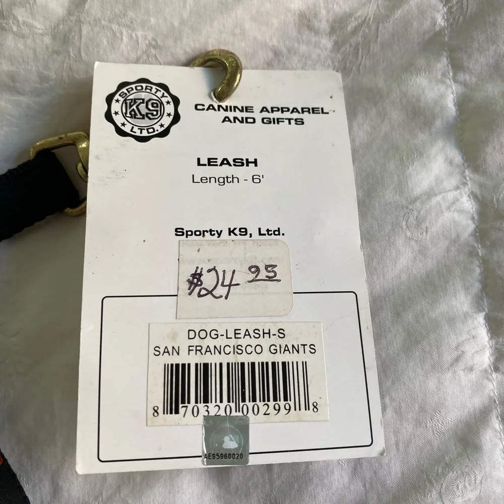 SF Giants Dog Leash